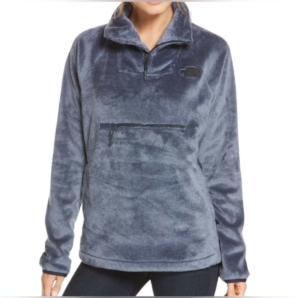 The North Face Navy Fleece Half-Zip Sweatshirt